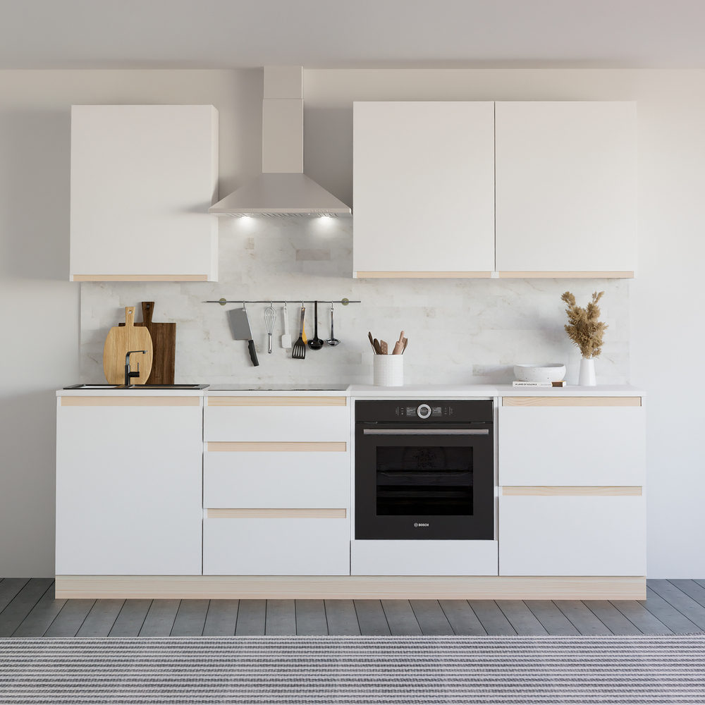 Кухонный модуль 60х45х88, Виола, напольный, под мойку, кухня со столешницей, ЛДСП, белый, Dipriz