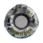 56835, Intex, Надувной круг-кресло 135см "Camo River Run 1" с ручками, до 100кг
