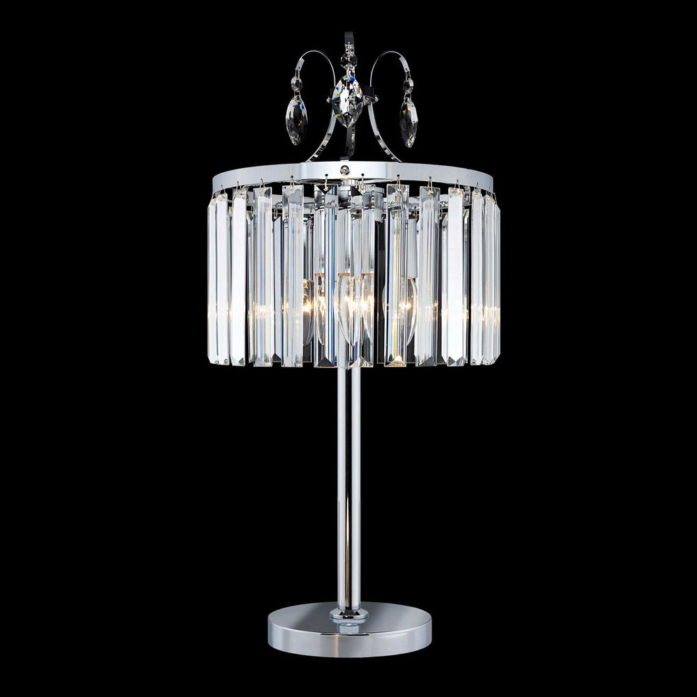 Citilux Инга CL335831 Настольная лампа хрустальная Хром