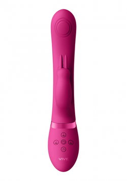 Вибромассажер May - Pulse-Wave & C-spot & G-Spot Rabbit - Pink