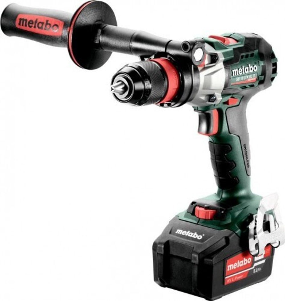 Дрель-шуруповерт аккумуляторная METABO SB 18 LTX BL Quick i 2x5,2 Ач, ударная, бесщеточная 602361650