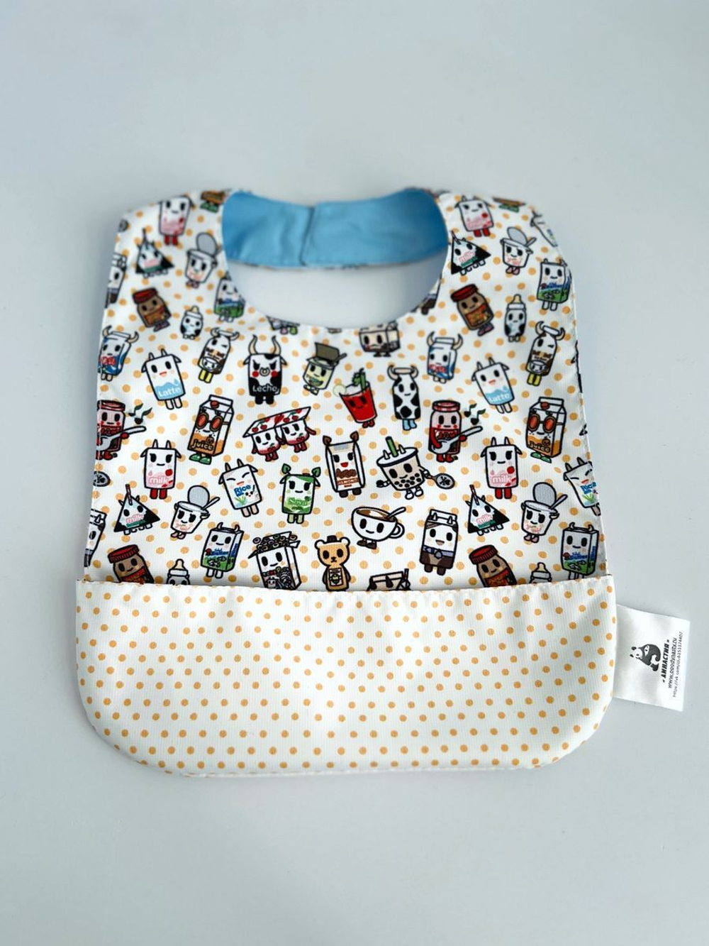 нагрудник непромокаемый двухсторонний для кормления