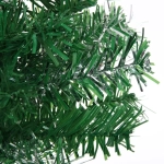 Ёлка «Серебряная дымка» 40 см, ПВХ зеленый с серебром (40 веток)