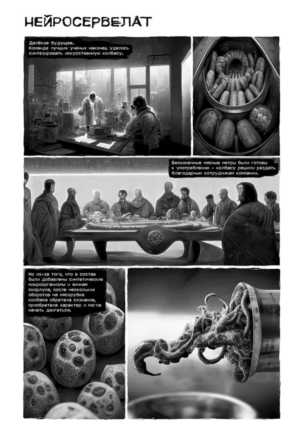 Комикс У-Истории. Колбаса