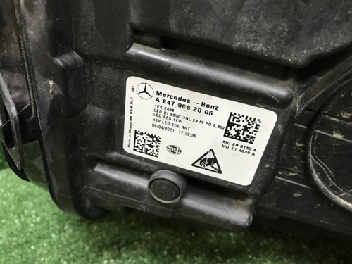 Фара правая Mercedes GLB X247 (2019-2023) LED