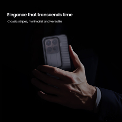 Чехол тонированный с защитной шторкой для камеры на Xiaomi 15T Pro, серия CamShield Pro Case (Transparent black) от Nillkin