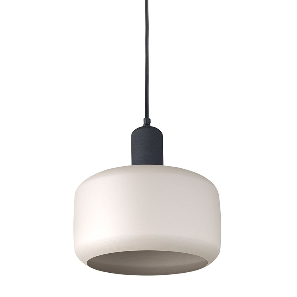 Светильник подвесной Juko, Ø28х32 см, черный/бежевый