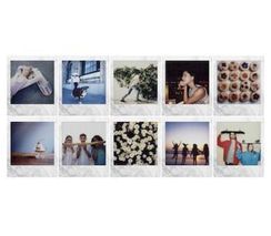 Fotoaparat lenti \ Картридж Fujifilm Instax SQUARE белый мрамор, 10 lent