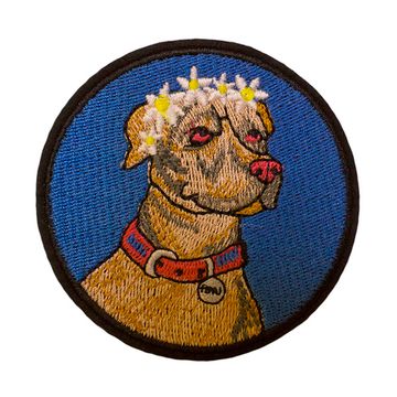 Нашивка термоаппликация на одежду и на рюкзак. Dog, Собака