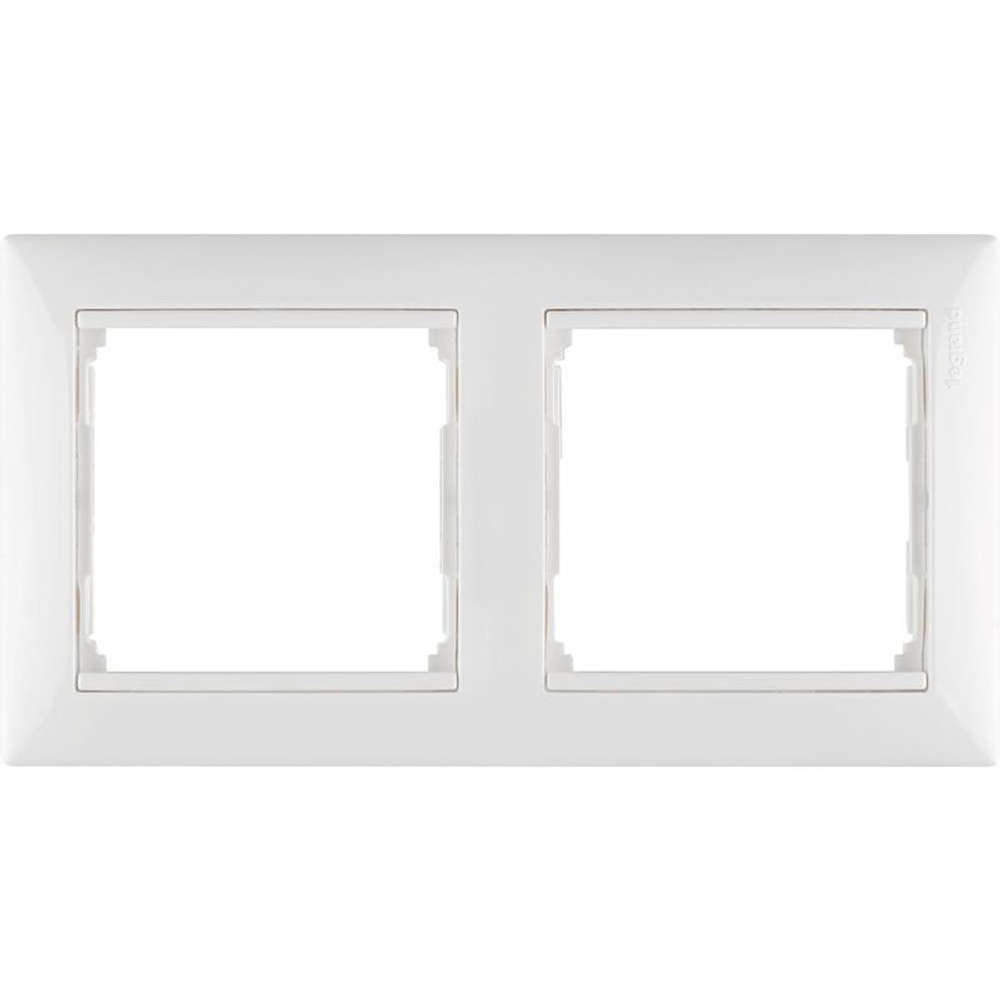 Рамка 2-м Valena горизонт. бел. IEK 774452