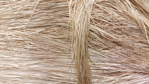 Канитель гладкая золото розовое 0.8мм