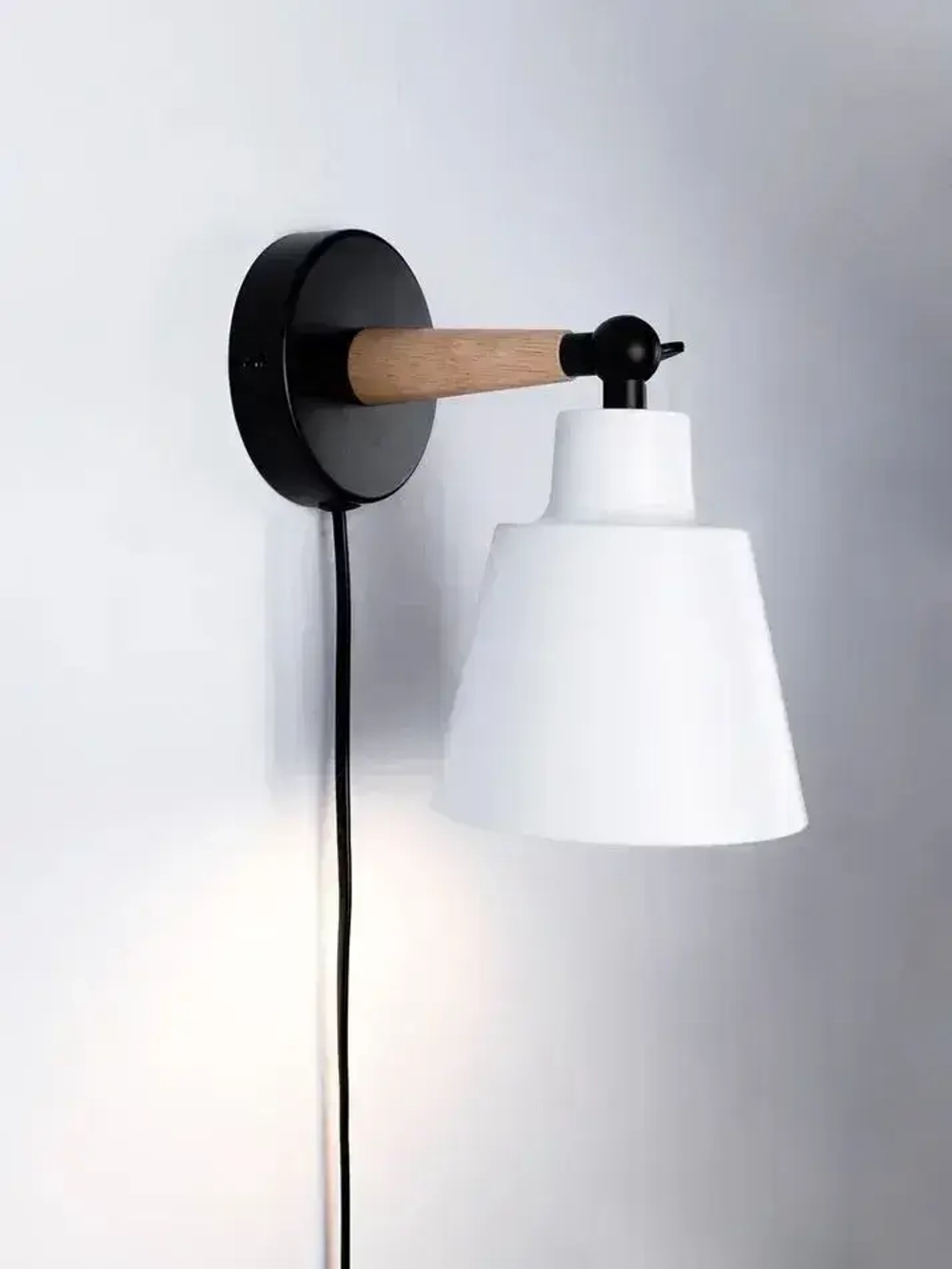 Бра настенный светильник Outframe, светильник настенный, цоколь Е27, белый