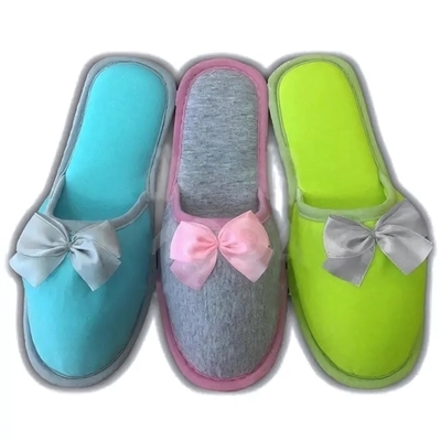 Тапочки домашние женские «Бантики», верх-трикотаж. подклад-хлопок, р 37