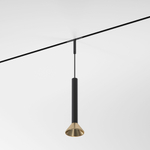 Mini Magnetic Трековый светильник 3W 3000K черный/латунь 85164/01