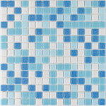 Мозаика стеклянная Aqua 150/Аква 150 (20х20) 327х327х4 мм (шт)