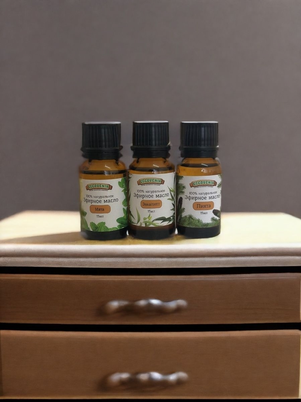 Набор Эфирных масел 3 шт. (мята, пихта , эвкалипт)