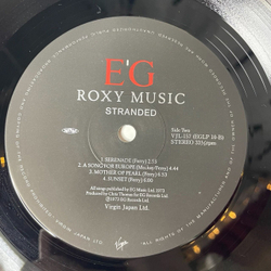 Винтажная виниловая пластинка LP Roxy Music Stranded (Japan 1988) (No Obi)