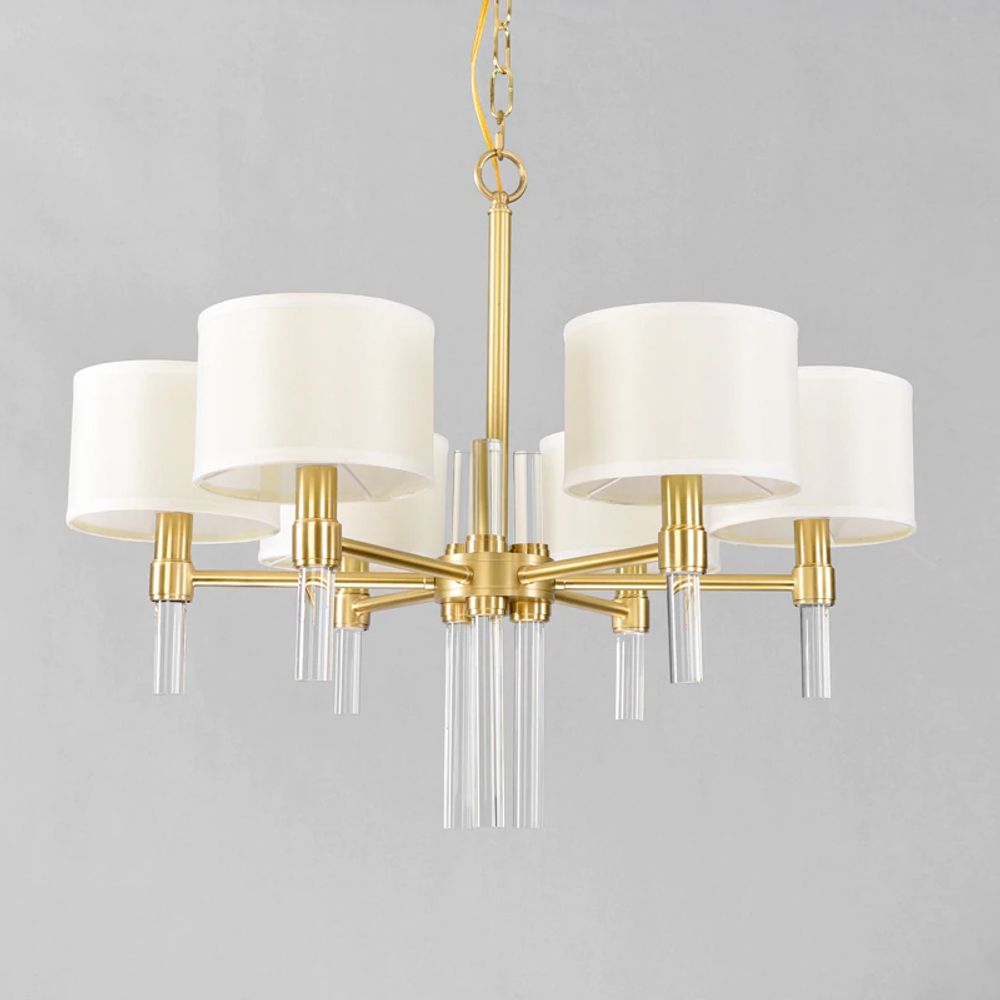 Люстра 8009P-6 gold