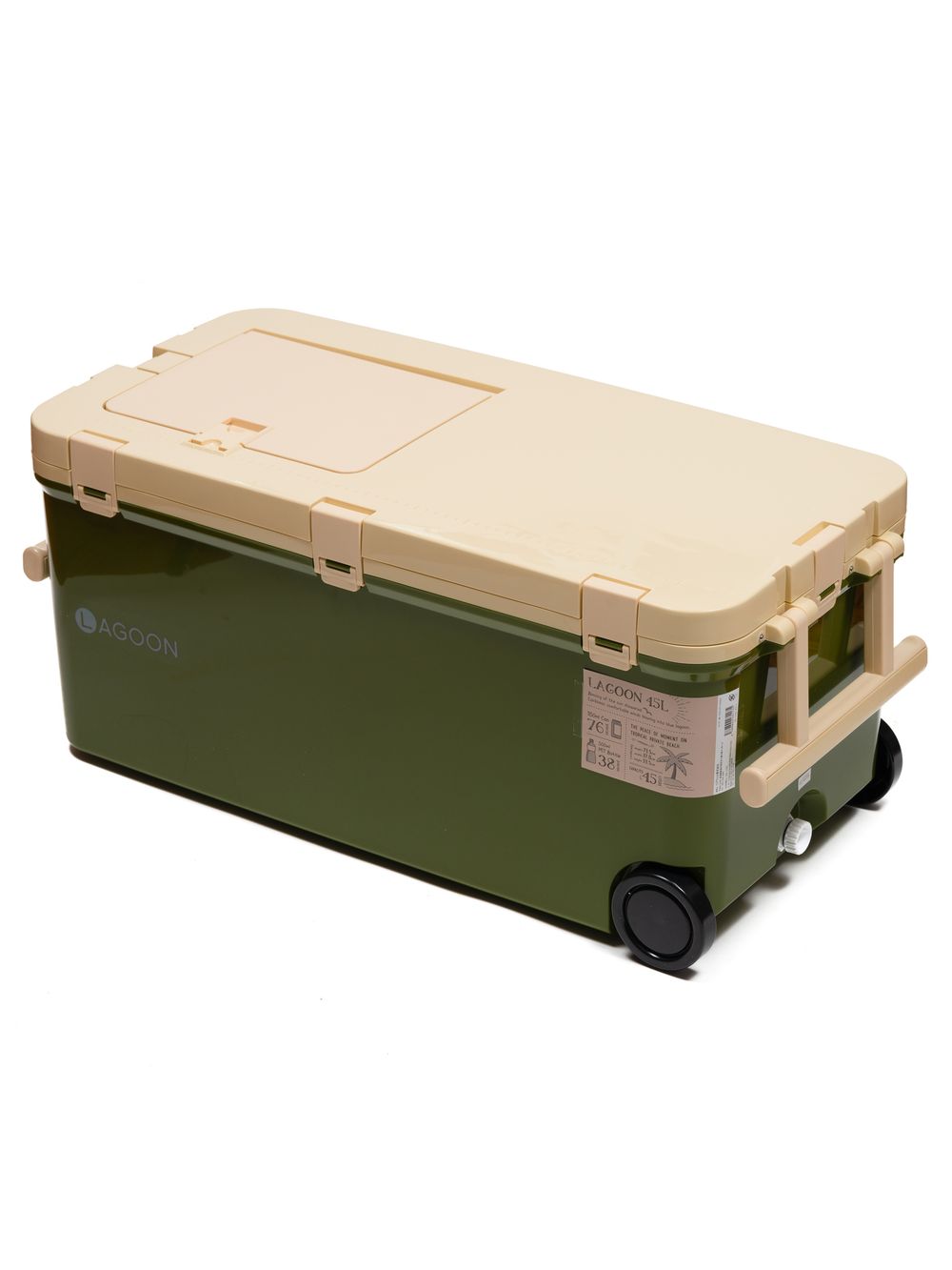 Термобокс SHINWA Lagoon 45L зеленый  1/2