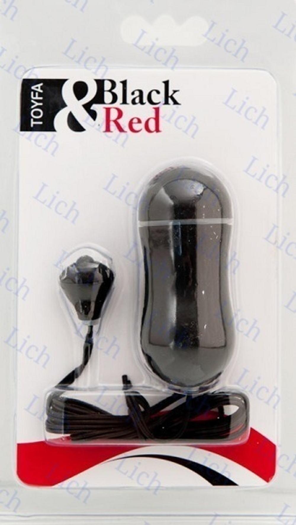 Черное водонепроницаемое виброяйцо, 7 см.