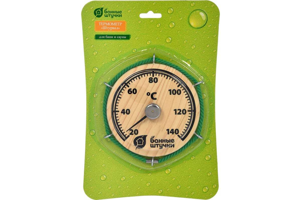 ТЕРМОМЕТР Д/БАНИ БАННЫЕ ШТУЧКИ ШТУРВАЛ 14Х14Х2СМ 18054