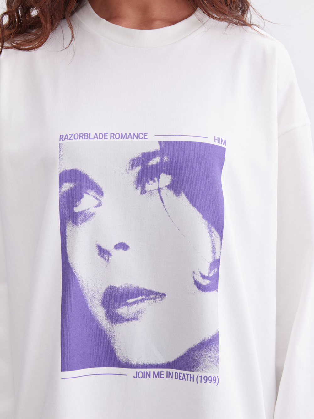 Лонгслив Razorblade romance, молочный