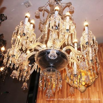 replica BACCARAT ZÉNITH CHANDELIER ( 18 lights + clear colour )