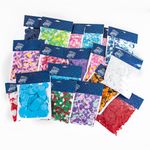 Конфетти тишью Круг, Розовый микс, 1 см, 50 г.