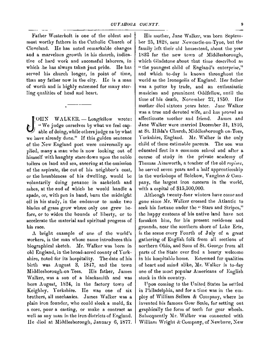 Memorial record of the county of Cuyahoga and city of Cleveland, Ohio. Part 1 | Lewis Publishing