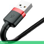 Кабель Baseus Cafule 1m Red/Black (CALKLF-B19)