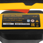 Триммер аккумуляторный GT-230, 230 мм, Li-Ion, 20 В // Denzel