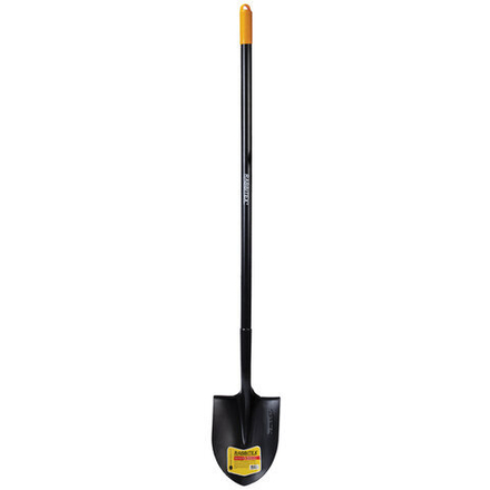 Лопата штыковая цельнометаллическая 22х28 см, ОБЩАЯ ДЛИНА 150 см, черенок сталь, RABBITEX (РАББИТЕКС) "LONG HANDLE", 700497