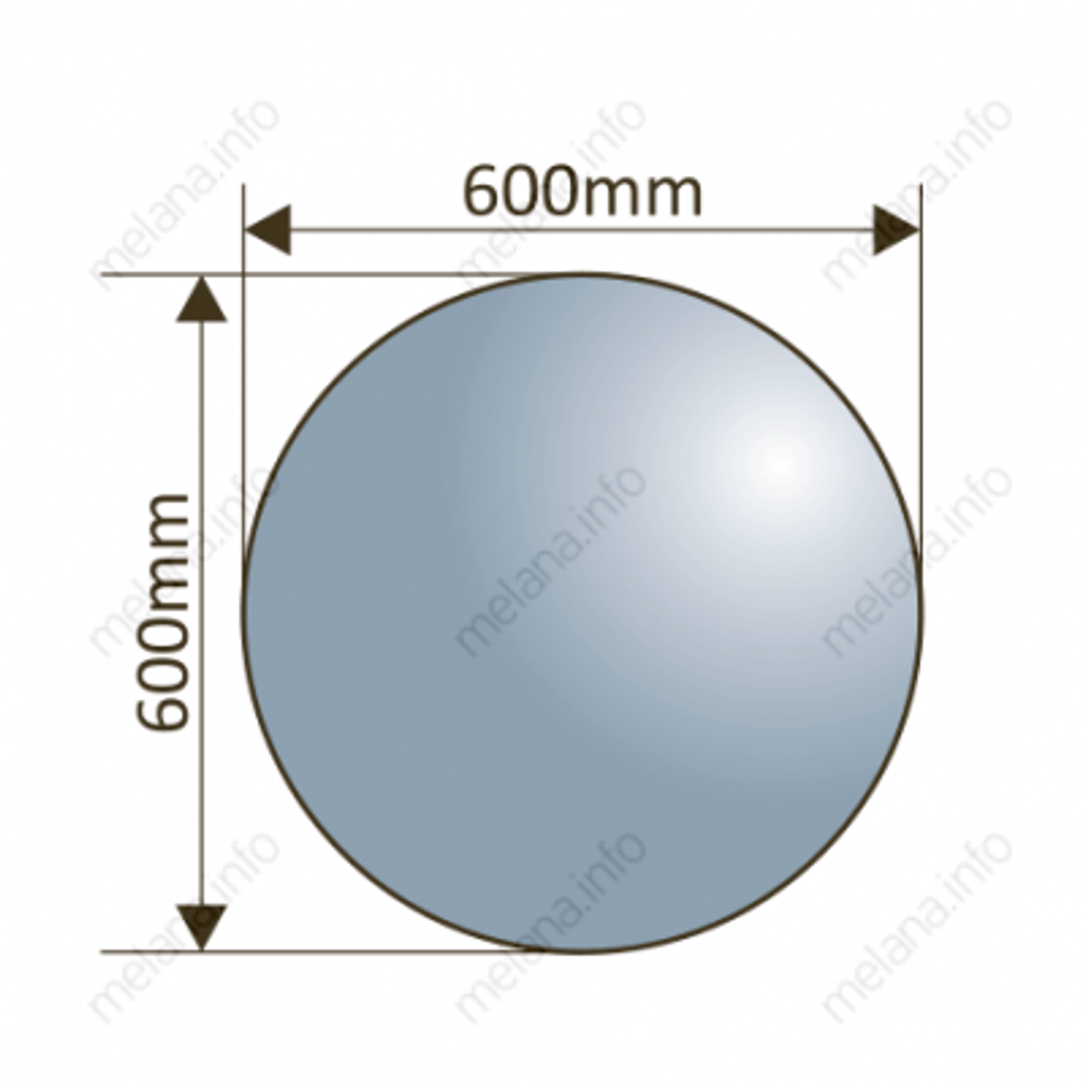 Зеркало с LED-подсветкой MELANA-600 MLN-LED086