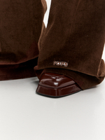 Брюки клеш KISS из вельвета