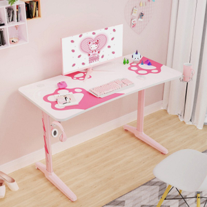 Стол для компьютера (для геймеров) EUREKA GIP 47, Pink (ZX-GIP-P47PK)