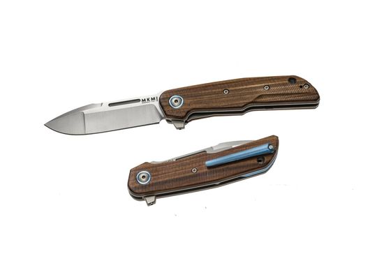 Складной нож MKM "CLAP" MKM/LS01 S c клинком из стали Böhler M390 Microclean®, рукоять дерево (Santos)