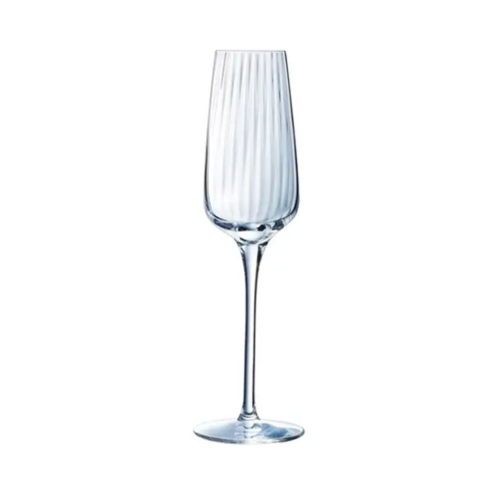 Бокал-флюте для шампанского 210 мл хр. стекло "Симметрия" Optical d 7,5 см h24 см Chef&Sommelier [6]