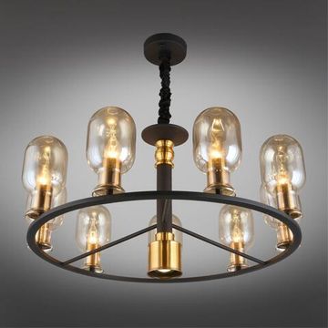 Люстра подвесная APL.901.03.10 черный/бронза Stefani Aployt