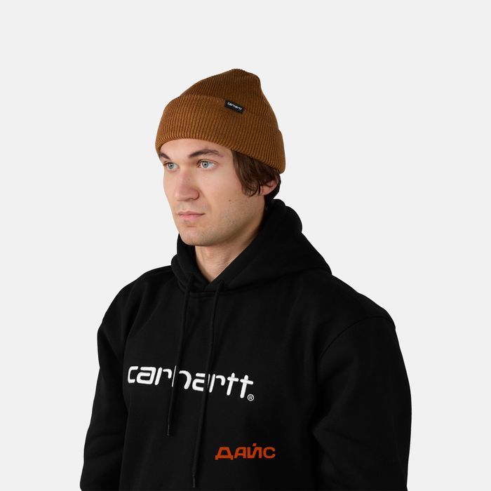 Шапка Carhartt WIP Gordan Beanie артикул:I034236_hamilton_brown - купить в магазине Дайс