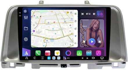 Магнитола для KIA Optima 4 2016-2020 - FarCar GX9-7091-9S монитор 9.5" 2K QLED на Android 14, TS20, 6+128Гб, CarPlay, 4G SIM-слот