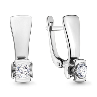 941474 Серьги из Золота с бриллиантами