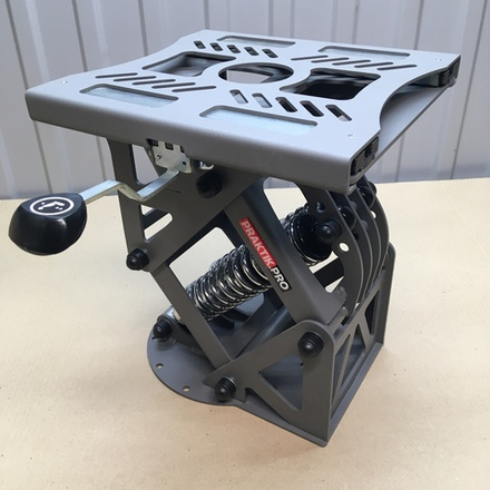 Стойка амортизационная Практик 300 S V2, оцинкованная, окрашенная RAL 9023