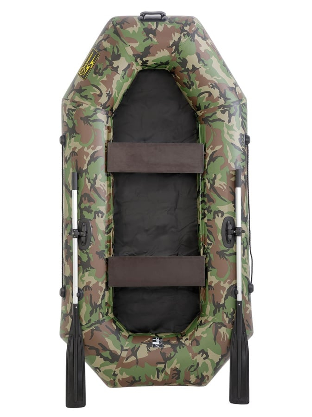 Гребная лодка ПВХ MAGNUM PRO 300 (Камуфляж) гребная, с возможностью установки транца (2024)
