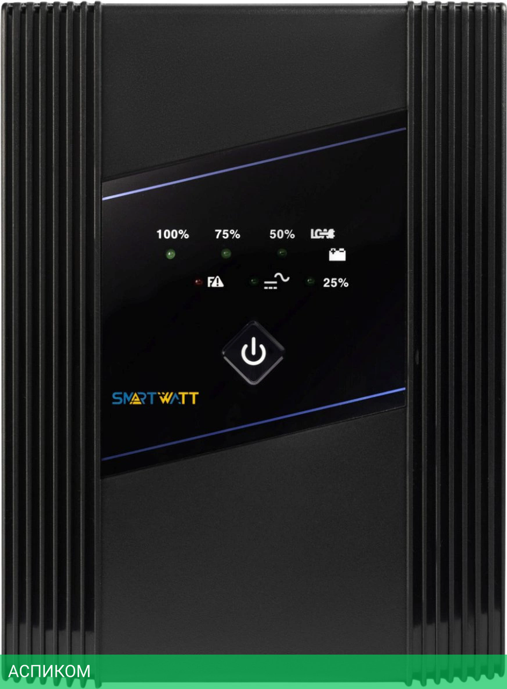 Источник бесперебойного питания Smartwatt Uni 650 черный (3703020390006)