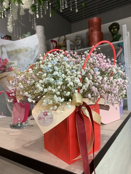 Композиция из гипсофилы