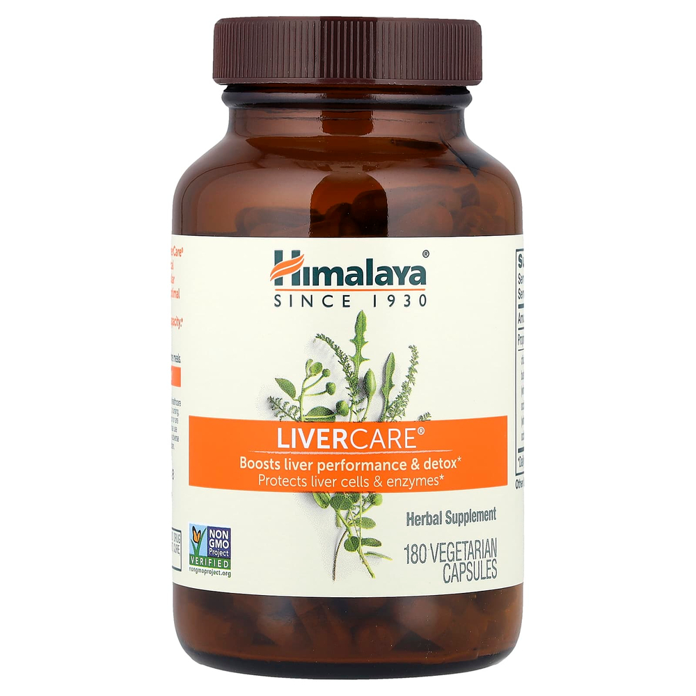 Himalaya, Liver Care, 180 вегетарианских капсул