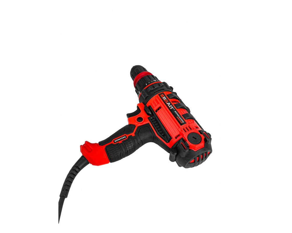 Дрель-шуруповерт BRAIT сетевая BDM450Q, 450Вт, 10м