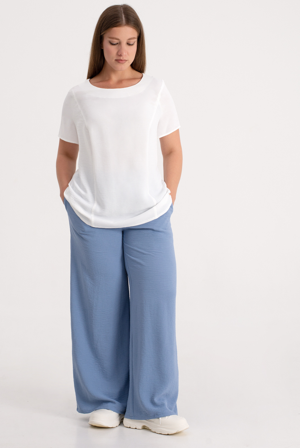 Брюки женские 4323ВП, св джинс #30СДж024323ВП