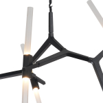 Ceiling design lamp  AGNES by Roll & Hill (10 lampshades,  Black)