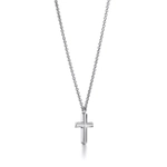Крест из серебра, Tiffany💠Concave cross